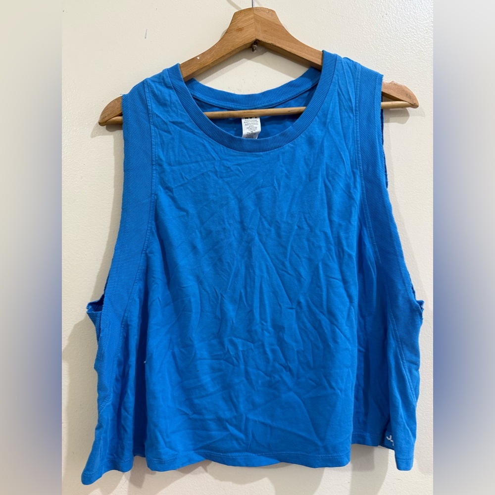 JoyLab Vibrant Blue Sleeveless Tank Top